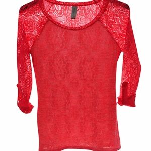 No Boundaries Pink Lace Top